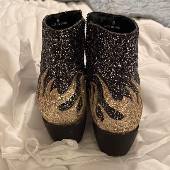 Asos western style sparkly boots, size 6 - Picture 3 of 6